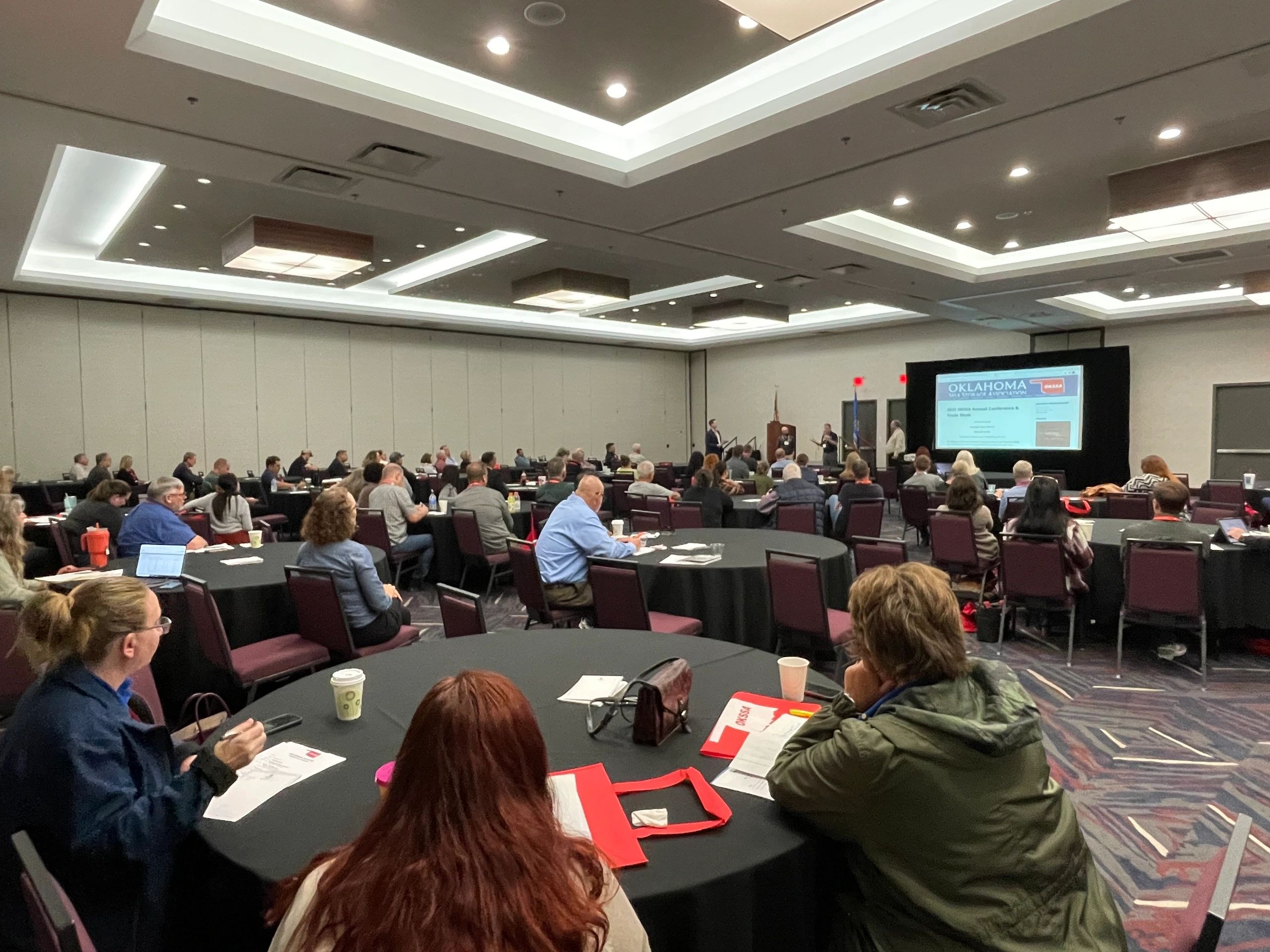 Professional business networking at OKSSA conference